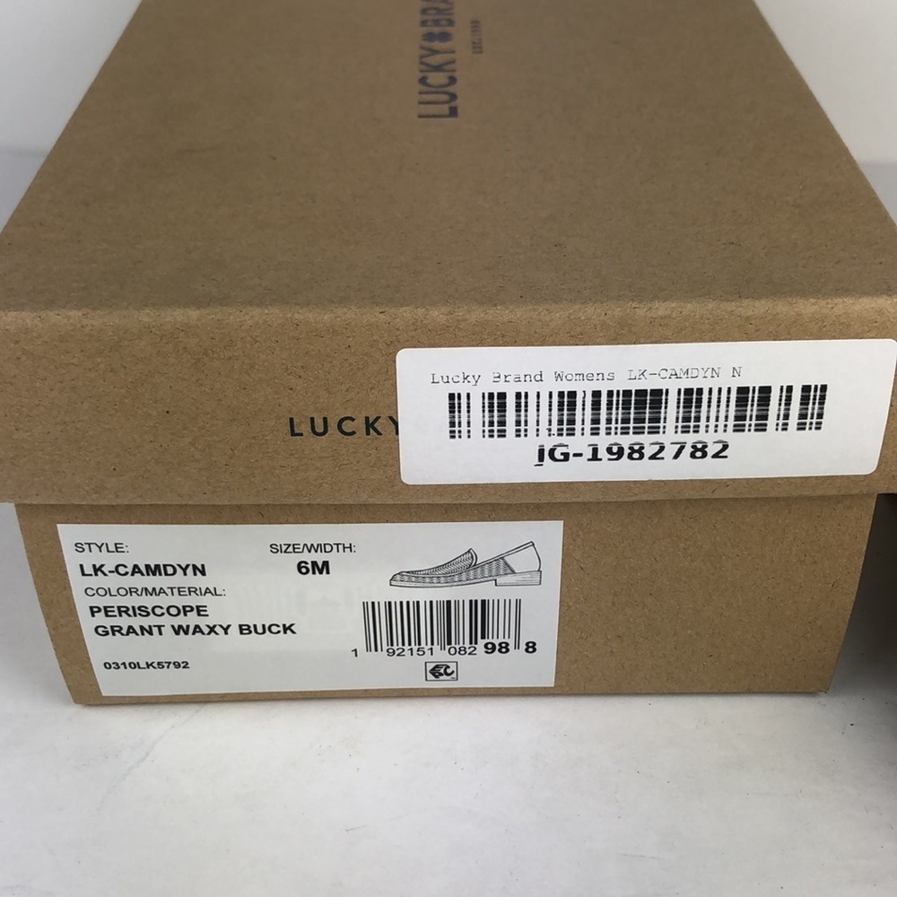 NEW Lucky Brand Camdyn Minimalist Cut Out Leather Loafer Flats 6 - Picture 10 of 10